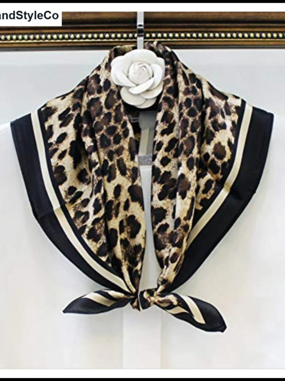 100% Mulberry Silk Scarf Square 21x21 Luxury Hair Wrap Neck
